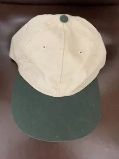 Otto Cap ベースボールキャップ ベージュ/ダークグリーン