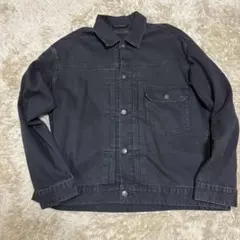 UNIQLO ユニクロ　ブラックデニムジャケット1st XLサイズ