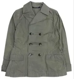 Ralph lauren ミリタリー コットン オリーブ カーキ Pコート