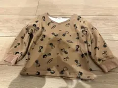 PEANUTS 90cm裏起毛 スヌーピー トレーナー