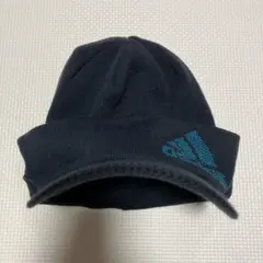 アディダス ゴルフ ニット帽 ロゴバイザーニット キャップ
