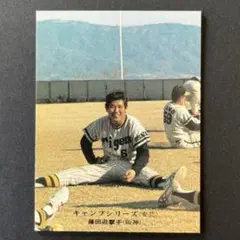カルビープロ野球カード1975年版NO.623阪神タイガース藤田平選手
