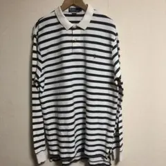 90s  ポロバイラルフローレン　長袖ポロシャツ　メンズXL相当
