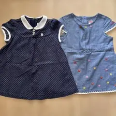 ミキハウス　ワンピース　80 セット売り