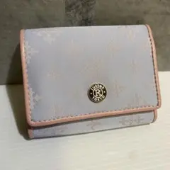 【極美品】russet　3つ折りナイロンウォレット　ピンク