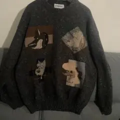 NKNIT グレー ハート柄 ニットセーター 22aw - メルカリ
