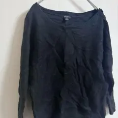 希少✨ ANN TAYLOR 【M】 ブラック ニット シンプル 長袖