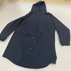 noa-ge ブラック　コート　ジャケット　ナイロン