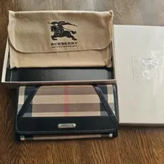BURBERRY チェック柄 メンズ長財布