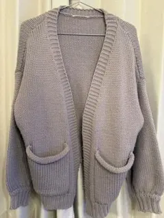 NICE CLAUP レディース　ニットカーディガン