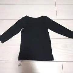 無印良品 長袖肌着 80サイズ 黒