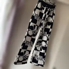 ALBA ROSA チェック柄カジュアルパンツのサムネイル
