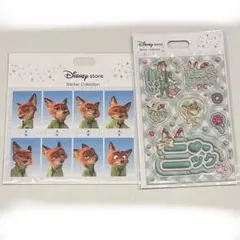 ディズニーストア　ニック　シール　2枚セット　ズートピア