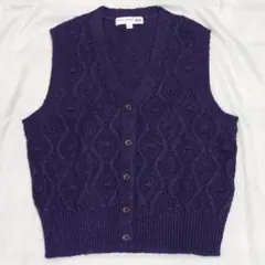 UNIQLO ユニクロ イネス ポインテールベスト L ネイビー