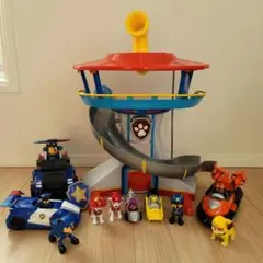 【パウ・パトロール】パウステーション ＋おまけ乗り物セット