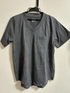 AMERICAN HOLIC グレー Vネック Tシャツ