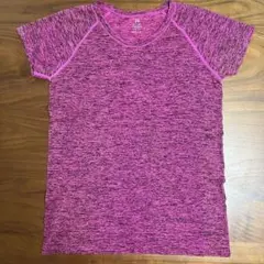 ピンク ランニングTシャツ　Mサイズ