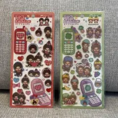 平成はっぴーフォンステッカーズ モンチッチ 2種セット