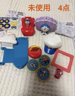 【未使用】ハッピーセット ドラえもん のび太の海底鬼岩城 バギーなど4点