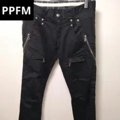 【匿名配送】PPFM　カーゴパンツ　ギミック系　y2k　パンク　ブラック