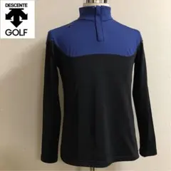 ナイロン トリコット 切り替え ロングスリーブ シャツ ブラックMサイズ