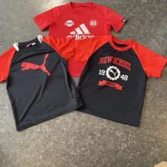 adidas/PUMA キッズTシャツ 3点セット　１３０