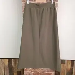 ハニーサックルローズ　スカート　カーキ　ロング　ポケット　スリット　Aライン