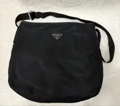 【美品✨】PRADA プラダ ブラック 黒 ナイロン ショルダーバッグ