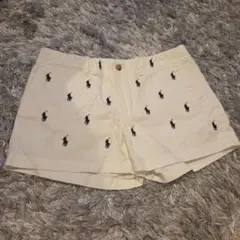 Ralph Lauren Sport ホワイトショートパンツ 0　ラルフローレンのサムネイル