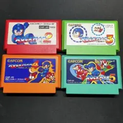 ファミコン ロックマン2 3 4 5 4本セット まとめ売り
