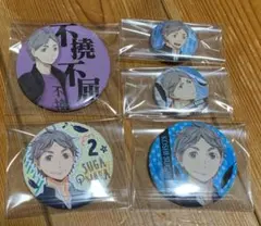 ハイキュー!! 菅原孝支 缶バッジ 4個セット - メルカリ
