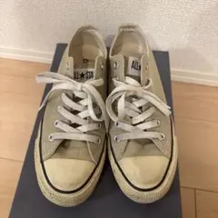 CONVERSE ベージュ ローカットスニーカー 24cm