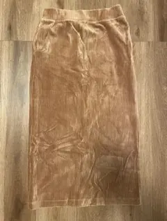 UNIQLO ベージュ コーデュロイスカート M