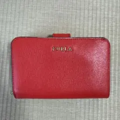 FURLA 二つ折り財布 レッド
