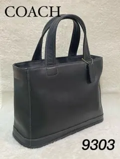 【USA製】OLD COACH オールドコーチ ハンドバッグ ブラック 本革