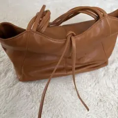 ブラウンレザー トートバッグ COMME CA DU MODE