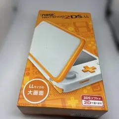 ジャンク 液晶 New Nintendo 2DS LL ホワイト/オレンジ