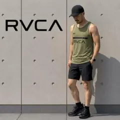 RVCA｜"HYBRID TEE"ドライメッシュタンクトップルーカラッシュガードのサムネイル