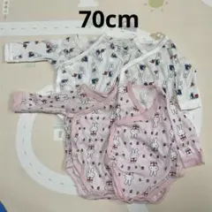 UNIQLO ミッフィー柄 ベビー肌着 70cm 4点セット