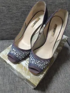 セブントゥエルブサーティ　23、5cm　ブルーパンプス