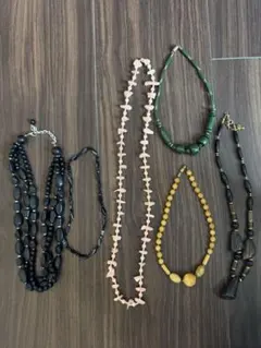 ビーズネックレス　6セット