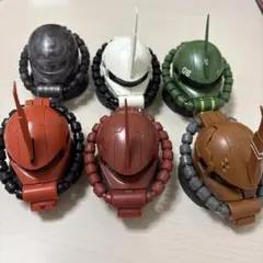 機動戦士ガンダム　ザクヘッド6個セット