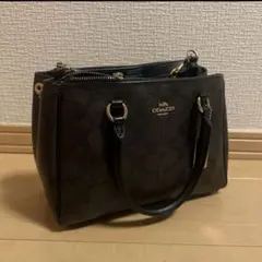 COACH シグネチャー 2way ハンド/ショルダーバッグ(17×25)