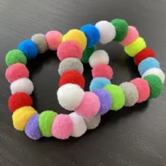 ⭐︎値下げ中⭐︎ D-186 ラブリーレインボー　トリミングチョーカー