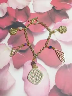 スワロフスキーバタフライバッグチャーム