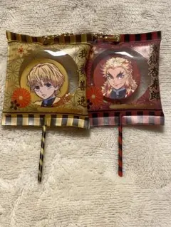 鬼滅の刃 キャンディマスコットキーホルダー 煉獄杏寿郎 我妻善逸