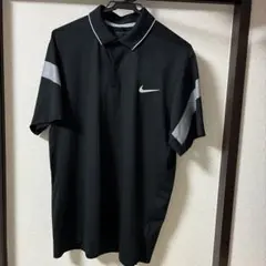 Nike Golf DRI-FIT ブラックポロシャツ XL