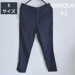 ユニクロ +J ウールカシミヤ テーパードパンツ ブラック S