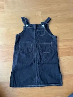 キッズ　黒のオーバーオール