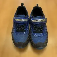 SUPERSTAR キッズスニーカー 17.0cm ブルー
